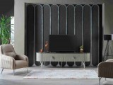 Serra TV Sehpası - Krom Tv Sehpası