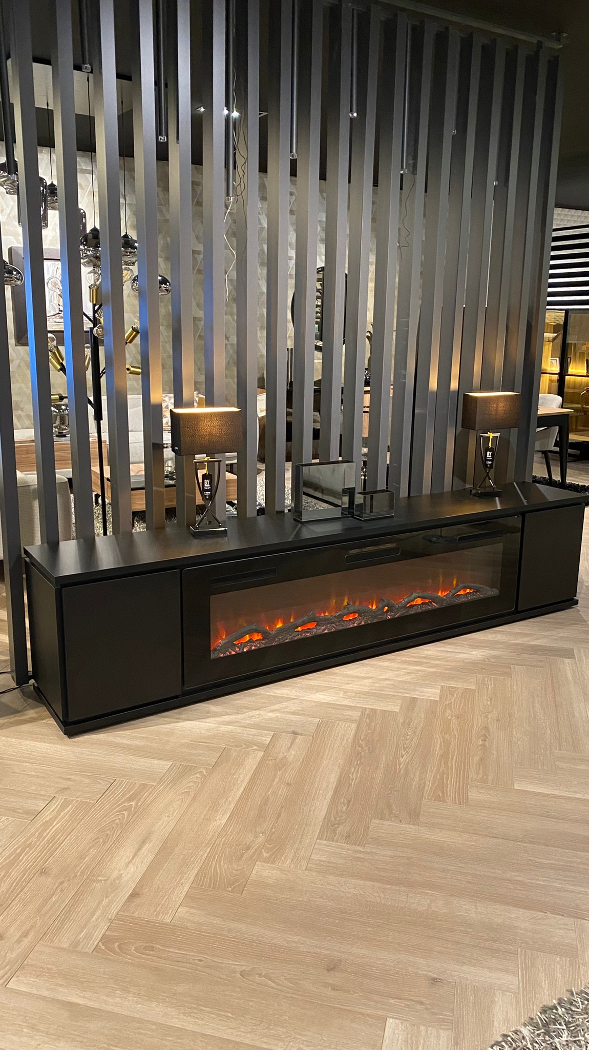 Tv Cabinet Incl Dimplex Sierra Fireplace