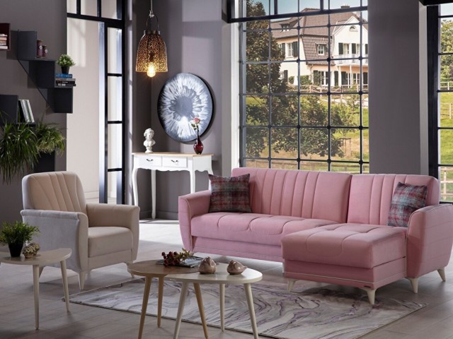 Troy Köşe Takımı Pudra