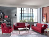 Sole Koltuk Takımı Bordo