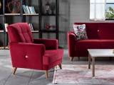 Sole Koltuk Takımı Bordo