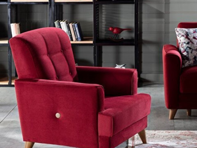 Sole Koltuk Takımı Bordo