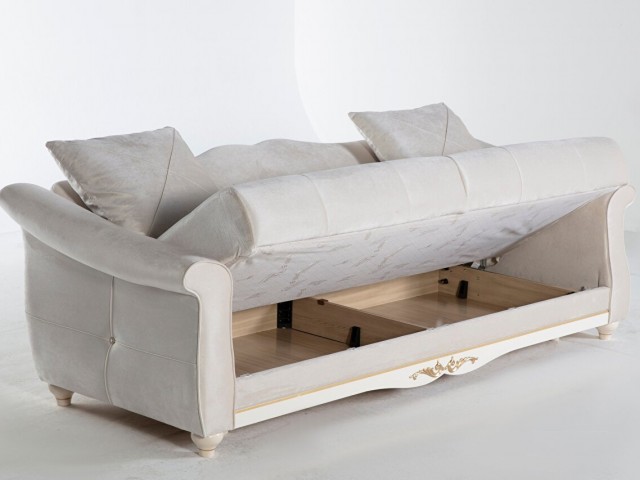 Rustik Koltuk Takımı Krem