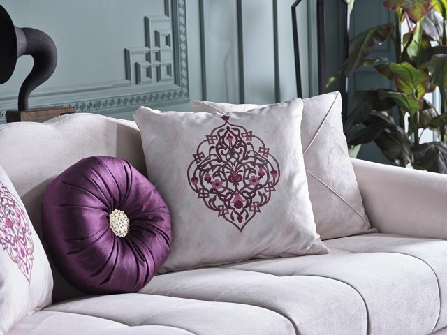 Rustik Koltuk Takımı Mor