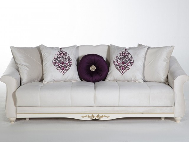 Rustik Koltuk Takımı Mor