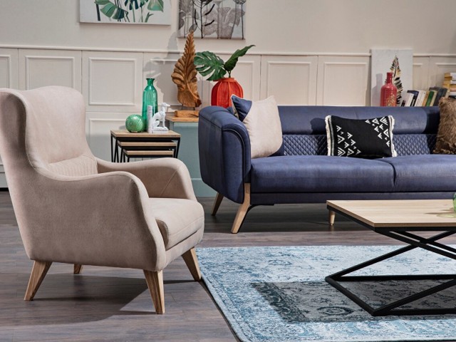 İndigo Koltuk Takımı Lacivert