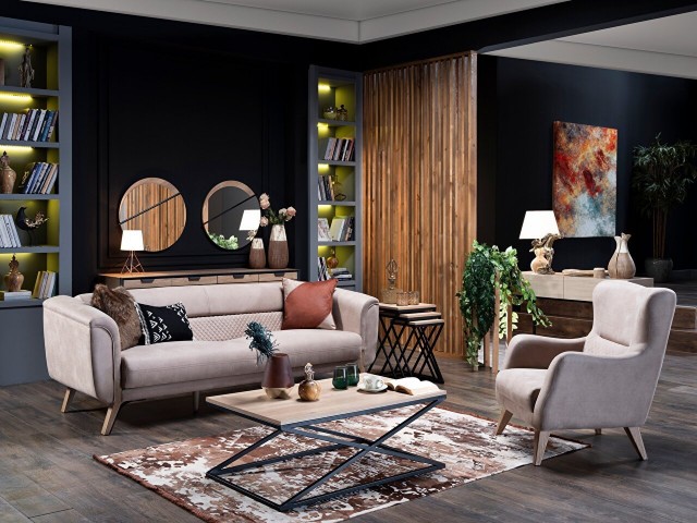 İndigo Koltuk Takımı Vizon