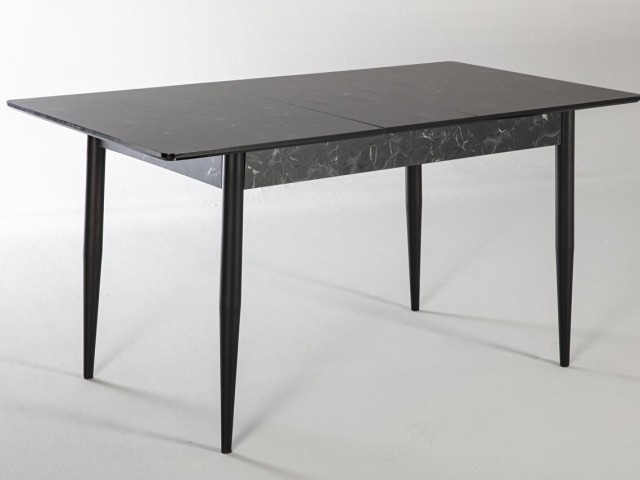 Marble Açılır Masa - Siyah Siyah

