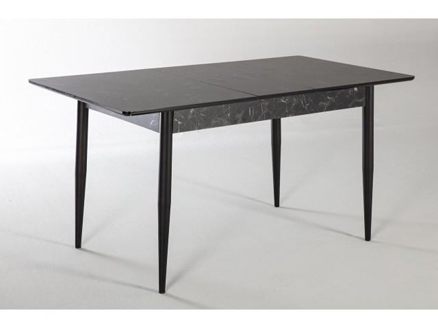 Marble Açılır Masa - Siyah Siyah
