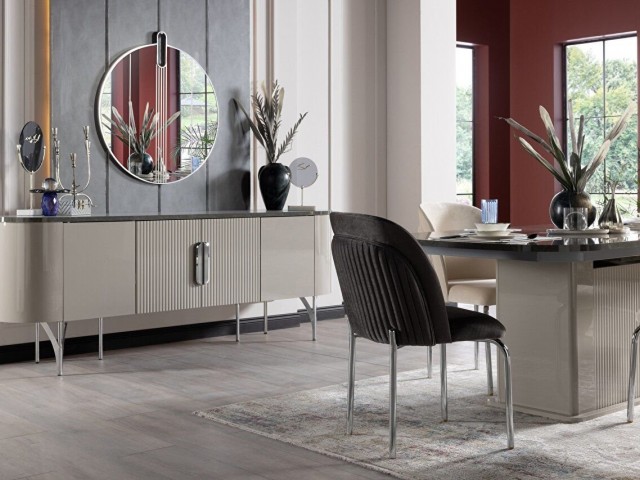 Serra 6268 1li Sandalye - Gri Gri