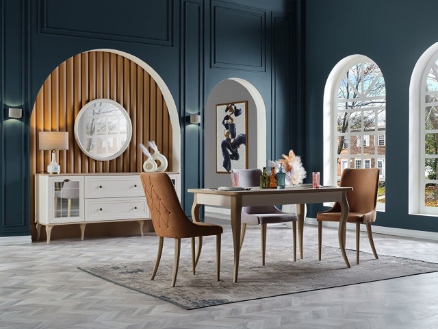 Lorea 6255 2li Sandalye Hardal