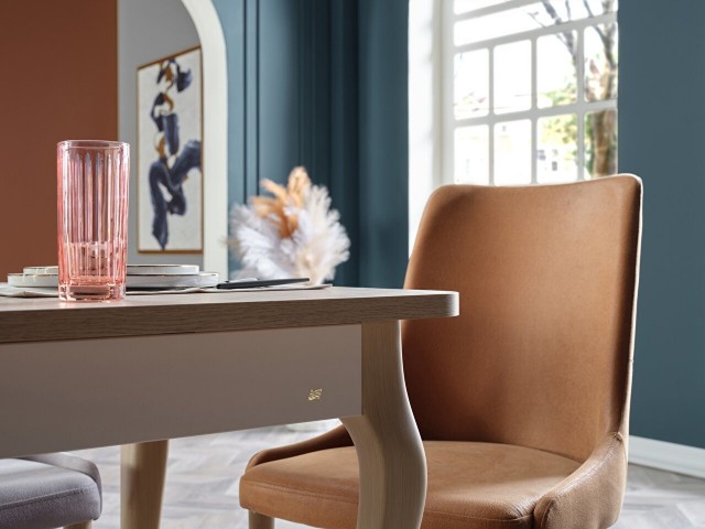 Lorea 6255 2li Sandalye Hardal