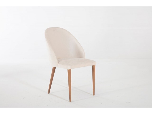 Betty 6236 2'li Sandalye Krem
