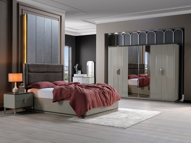 Serra Yatak Odası - Krom
