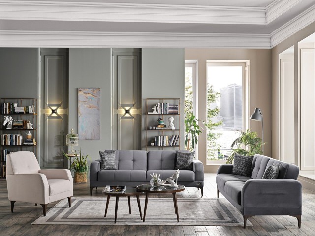 Pera Koltuk Takımı Gri