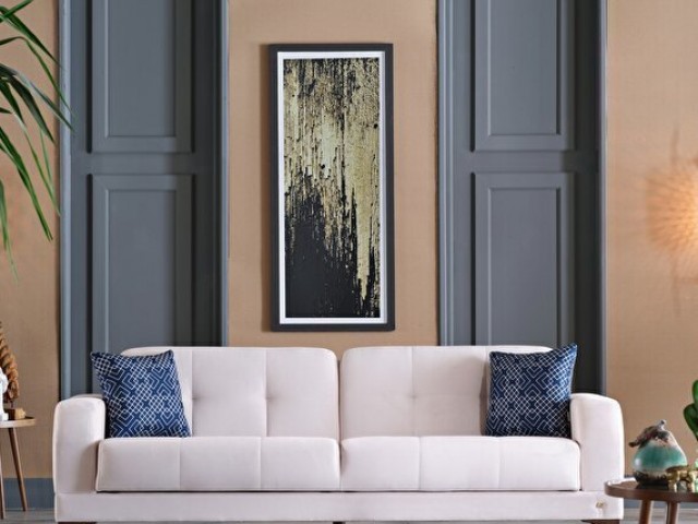 Pera Koltuk Takımı Krem